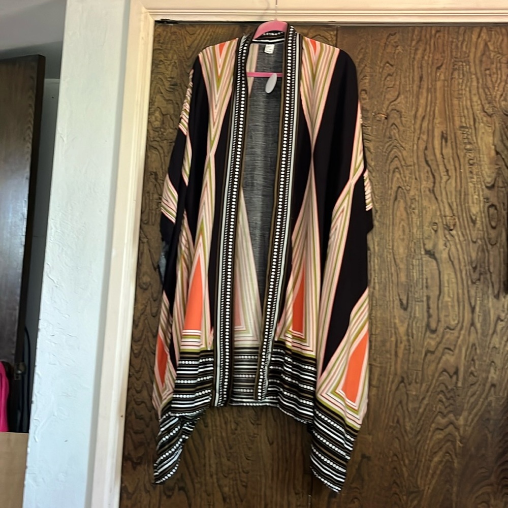 Geometric Kimono Robe / Cover Up - Picture 2 of 8